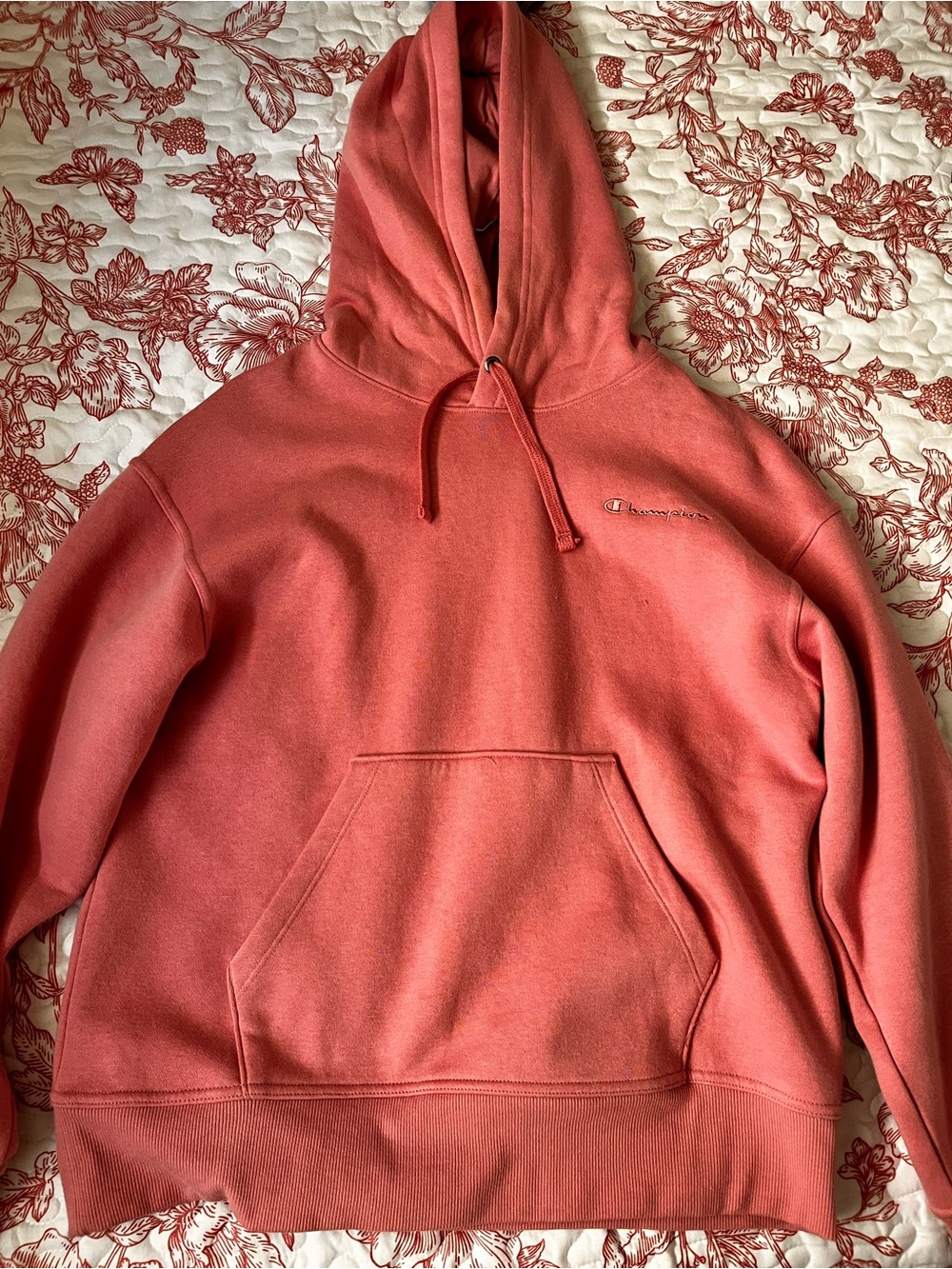 Champion Coral Pink Pullover Hoodie